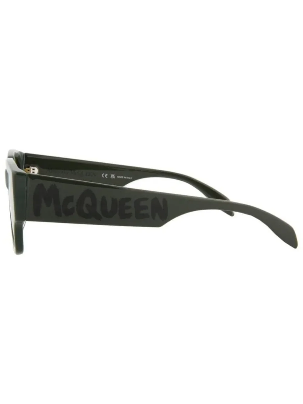 New Alexander McQueen Mens Square/Rectangle Green Green Yellow Fashion Designer